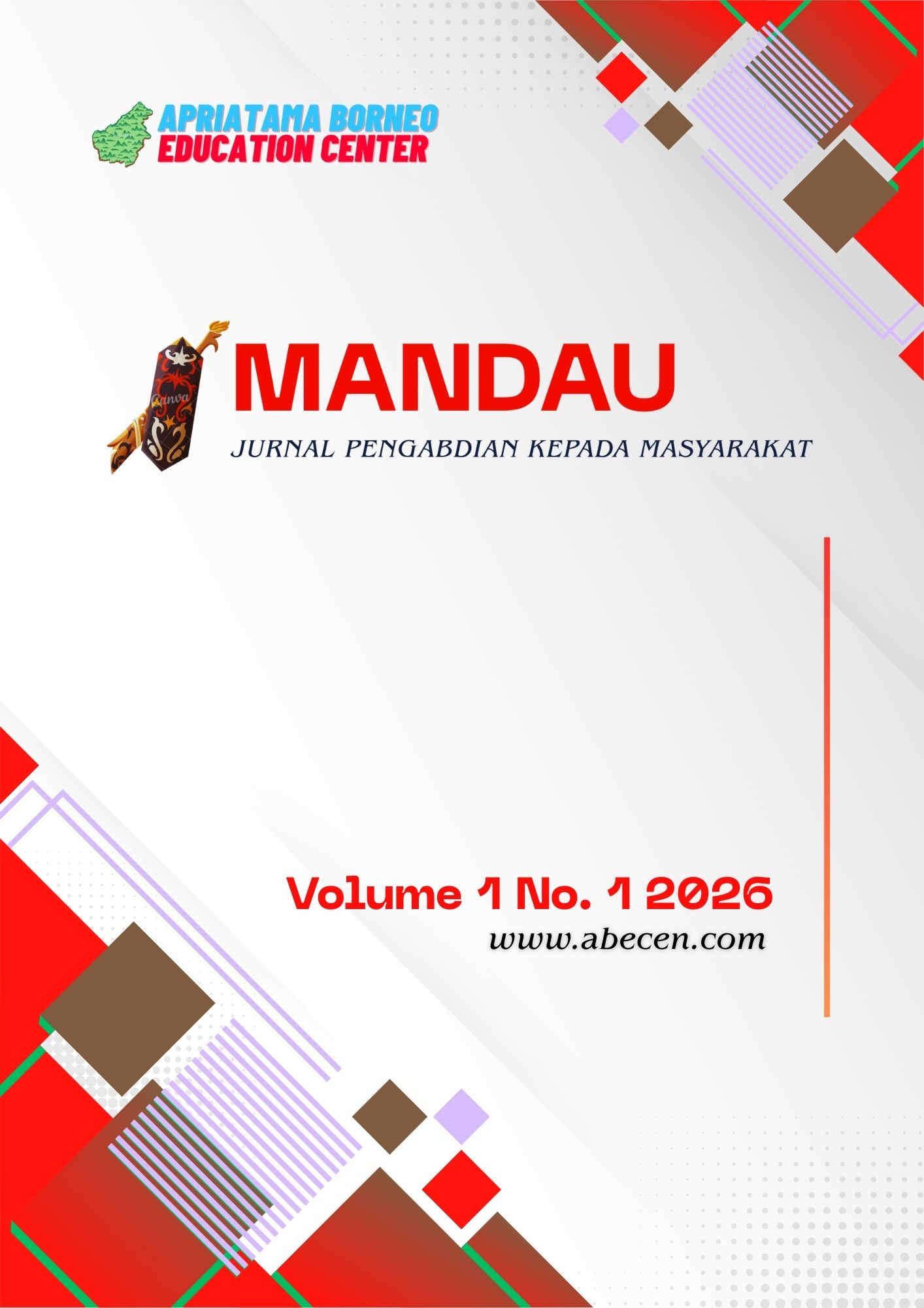					View Vol. 1 No. 1 (2026): Mandau: Jurnal Pengabdian Kepada Masyarakat
				