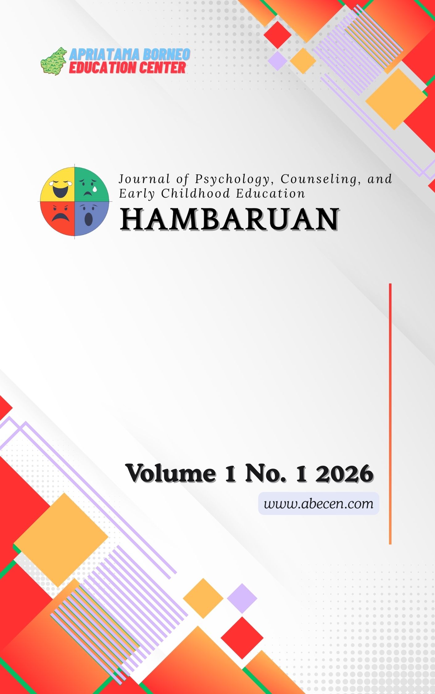 					View Vol. 1 No. 1 (2026): Hambaruan: Journal of Psychology, Counseling, and Early Childhood Education
				